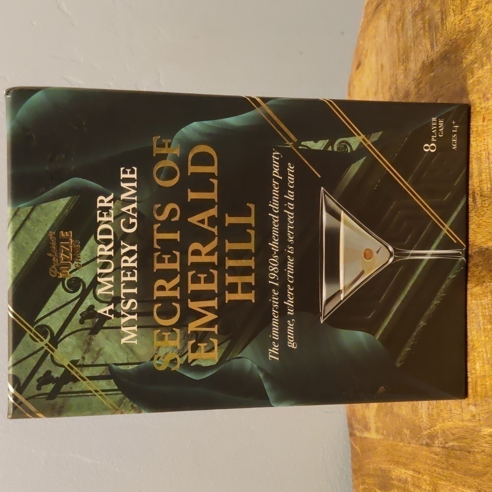 Secrets of Emerald Hill Murder Mystery Dinner Party Game 8 Players Ages 14+